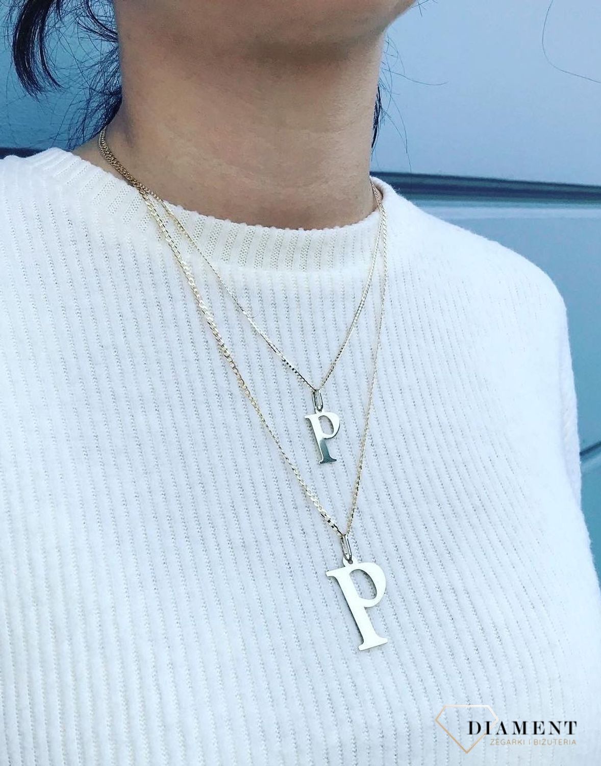 Złota zawieszka w kształcie litery Z, wykonana z najwyższej jakości złota próby 585..jpg